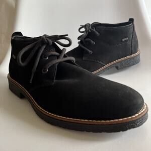 Men's Rieker Black Desert Chukka Boots Size 40 Fleece Lined